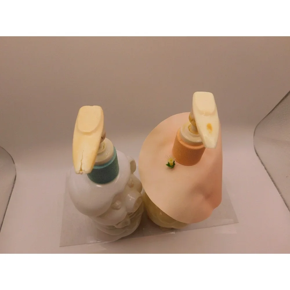 Vintage 1984 Avon Pierre The Pig and Lady Pig Lotion Dispensers